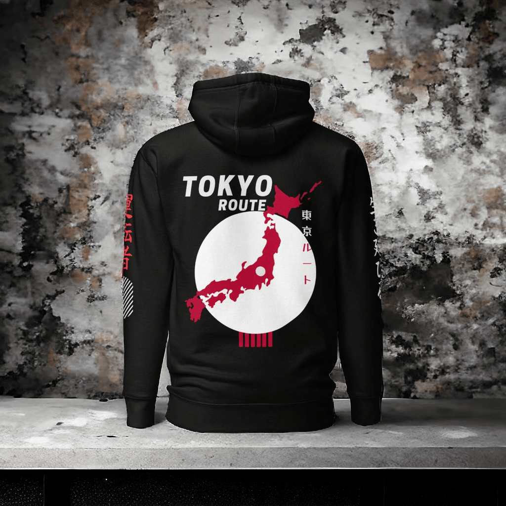 Tokyo Route Hoodie - Hantsu Driven – Hanz Driven