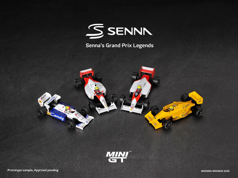 Ayrton Senna in 1/64: Mini GT Brings the Legend to Life