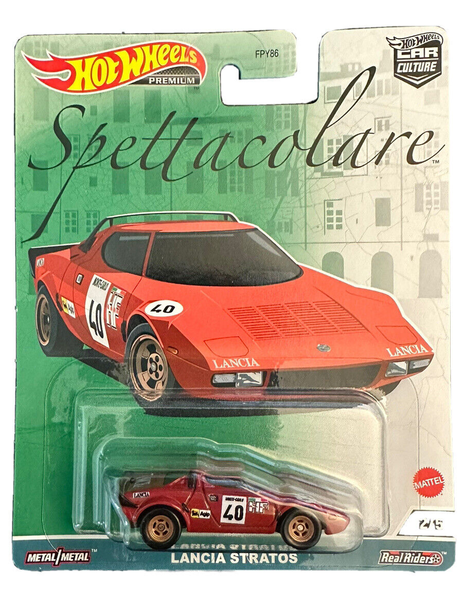 Hot Wheels Car Culture Spettacolare - Lancia Stratos #40 Red: A