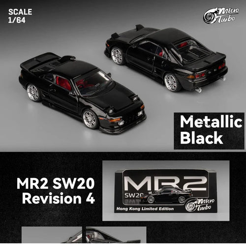 Toyota MR2 SW20 Hong Kong Limited Edition Metallic Black Micro Toyota MR2 SW20 Hong Kong Limited Edition Metallic Black Micro