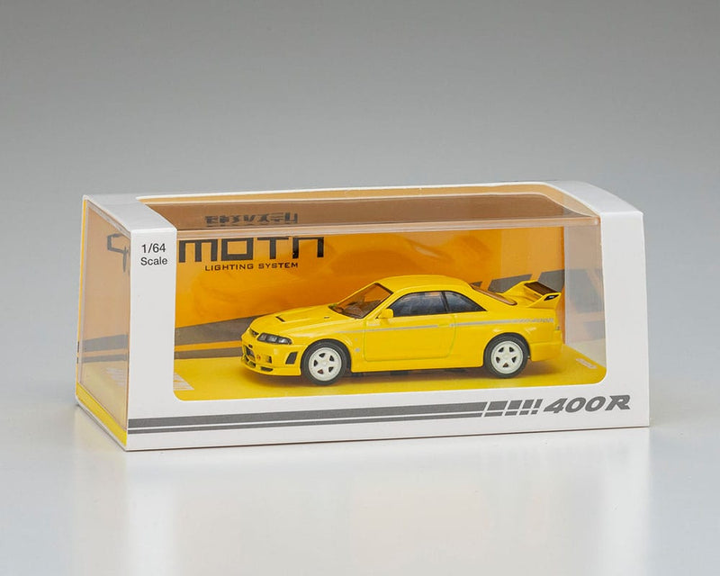 Nissan Nismo 400 R MOTN LED Base Compatible Yellow Kyosho 1:64 (MOTN base sold separately)