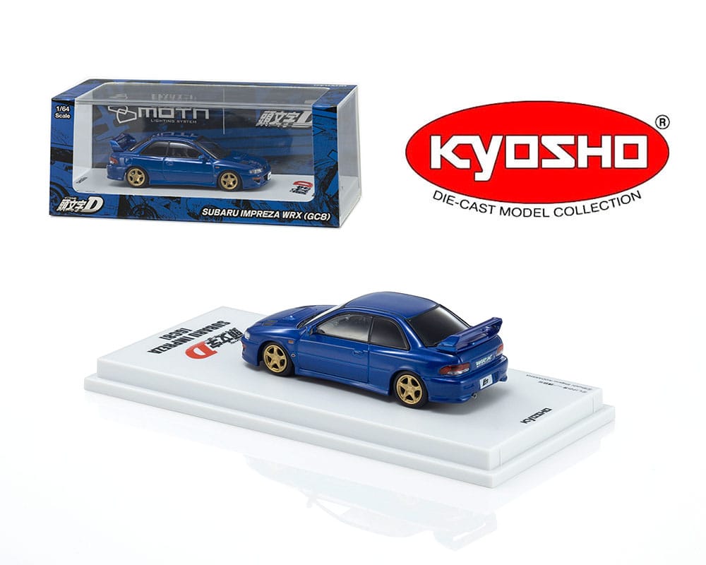 Initial D Subaru Impreza WRX STi MOTN LED Kyosho 1/64 | Hanz Driven 07133LD