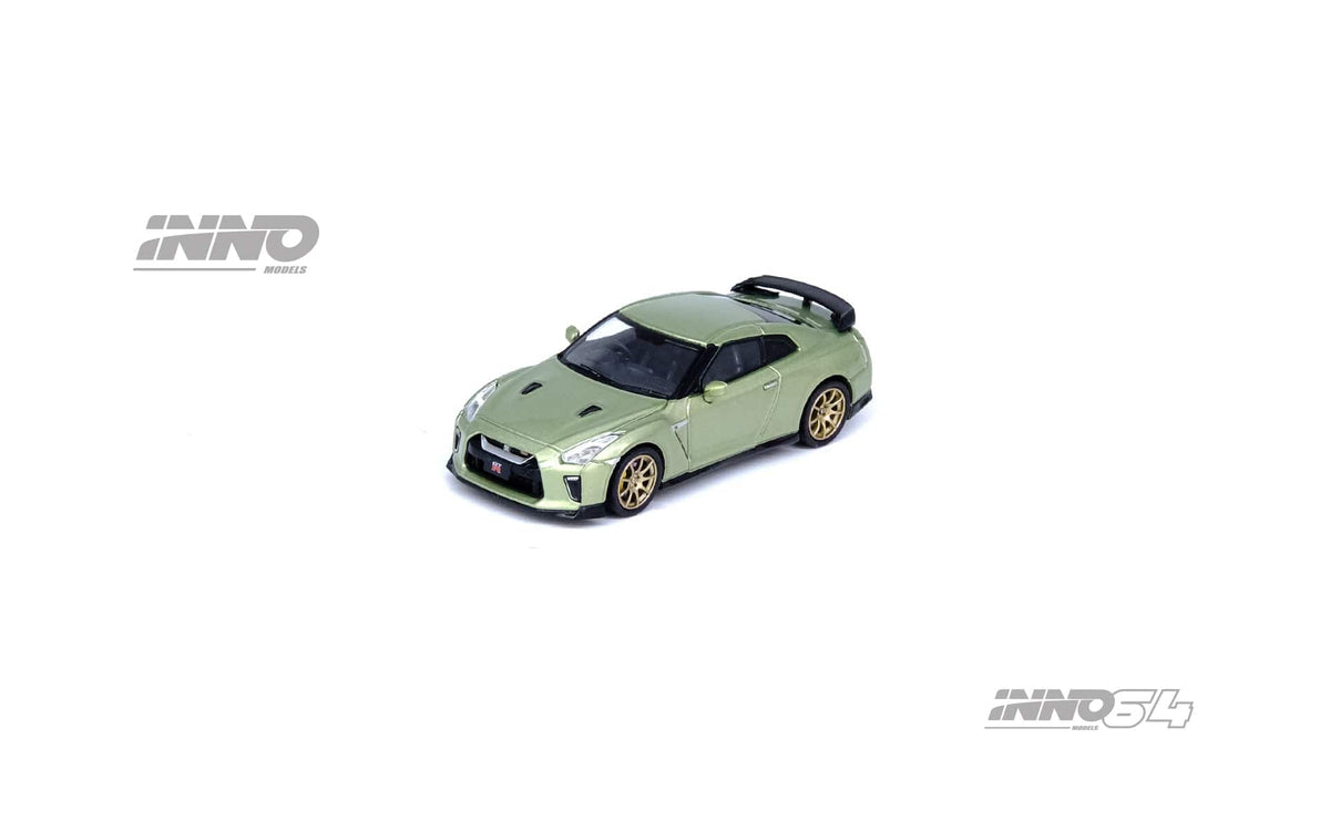 Nissan Skyline GT-R R35 Millennium Jade Inno64 1/64 scale IN64-R35-MJADE