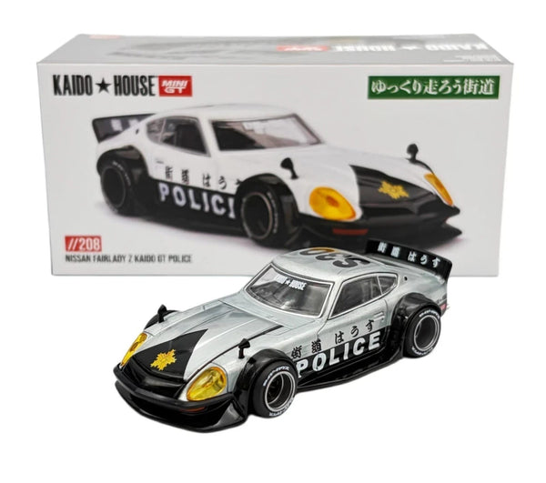Nissan Fairlady Z Kaido GT Police | Kaido House 1:64 KHMG208 Chase