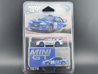 Subaru Impreza WRC99 #23 2000 Acropolis Rally | Mini GT 1:64 MGT01078-BL Chase