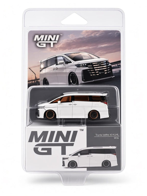 Toyota Alphard 40 KUHL White | Mini GT 1:64 | Pre-order MGT01180-BL Chase