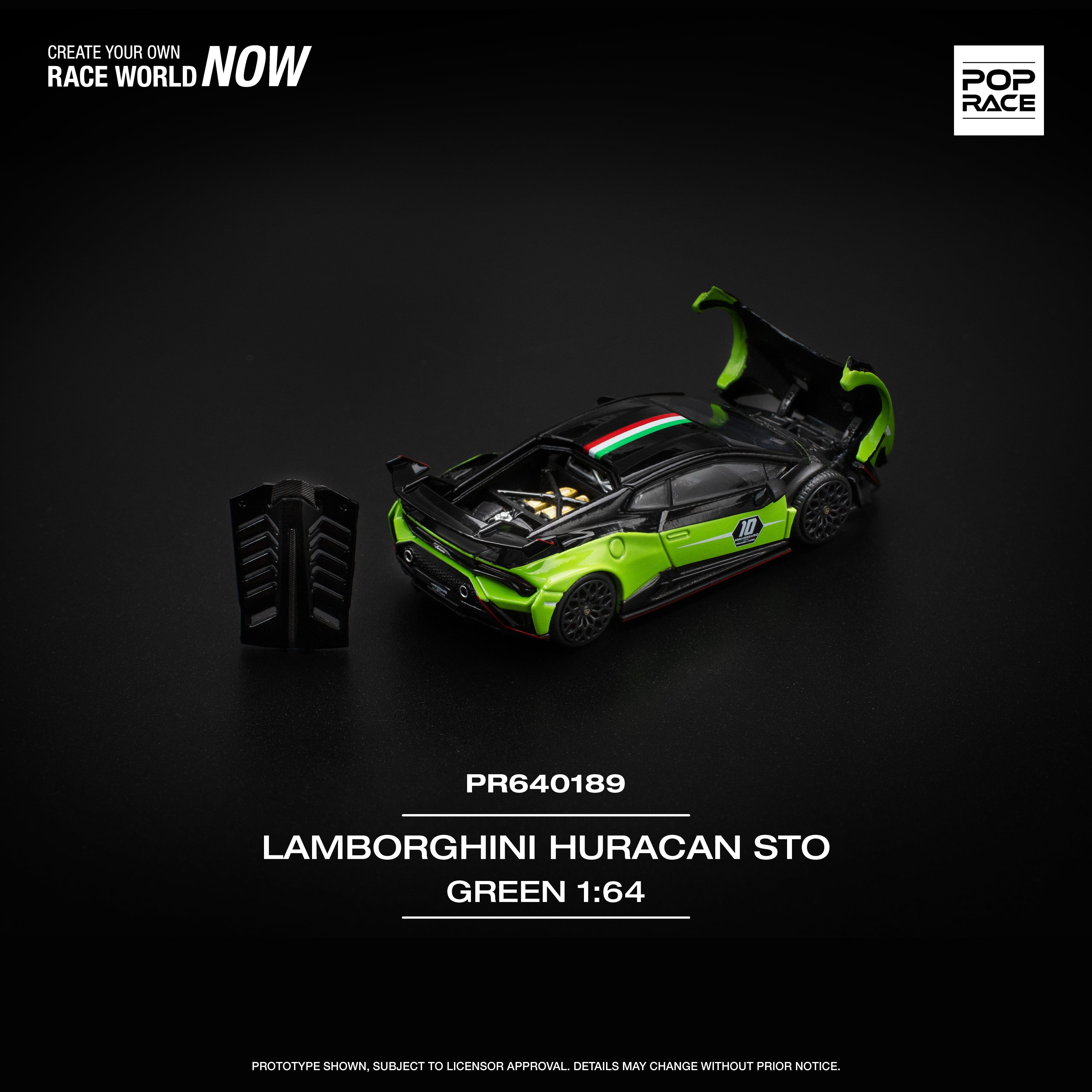 Pre-order) Lamborghini Huracan STO 10th Anniversario Green Black