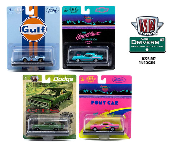 Auto Drivers Release S07 Assortment 4 Models M2 Machines 1:64