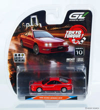 1994 Acura Integra GS-R with Custom Wheels Milano Red Tokyo Torque Series 10 Greenlight 1:64 GL-235110-E