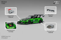 Custom Honda S2000 Metallic Green Micro Turbo 1/64 scale MT6408A9
