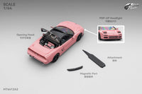 NSX-R NA1 Metallic Pink Micro Turbo 1/64 scale MT6412A2