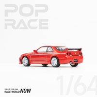 Nissan Skyline GTR R33 Nismo 400R Red Pop Race 1/64 PR640091