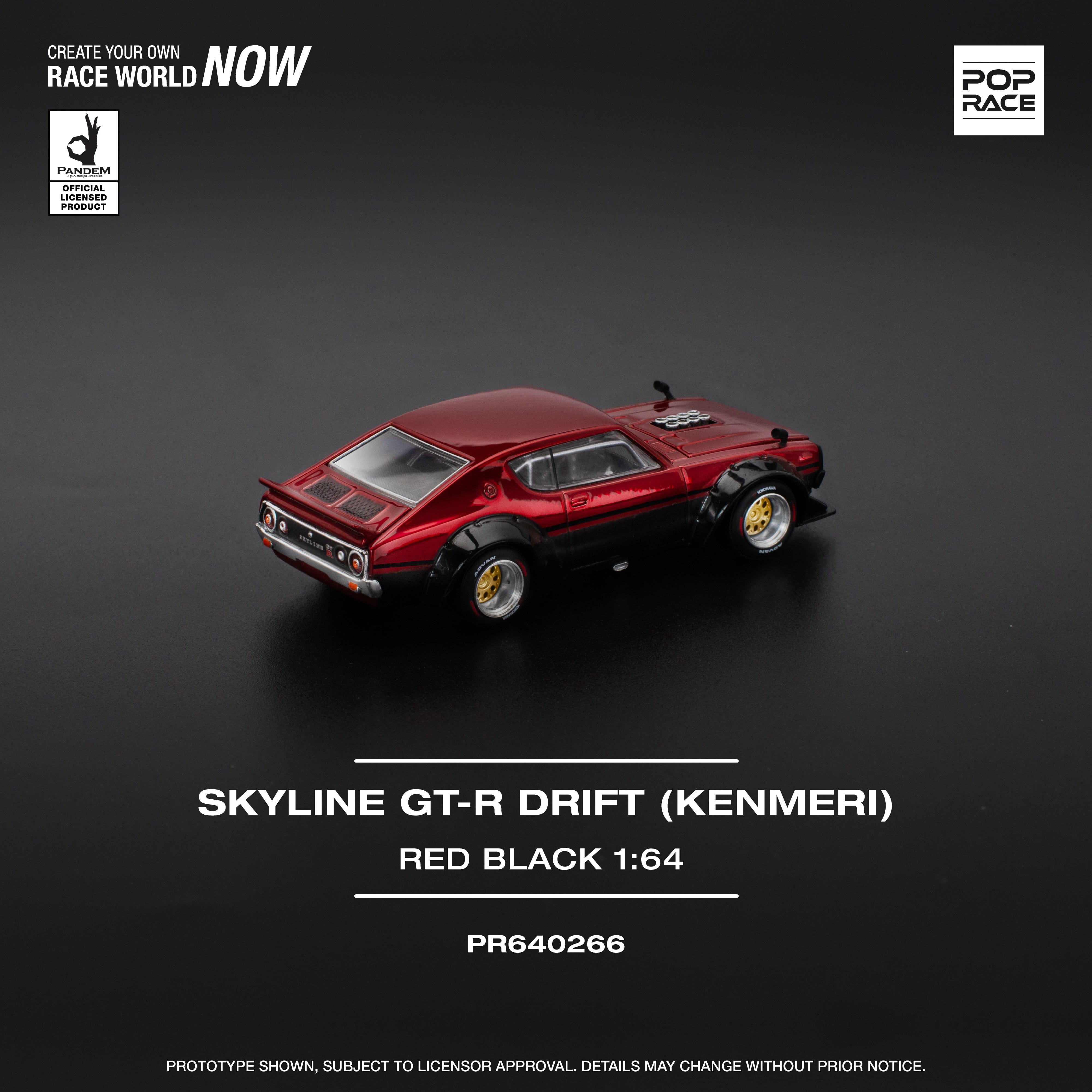 Skyline GT-R Drift Kenmeri Red Black Pop Race – Hanz Driven
