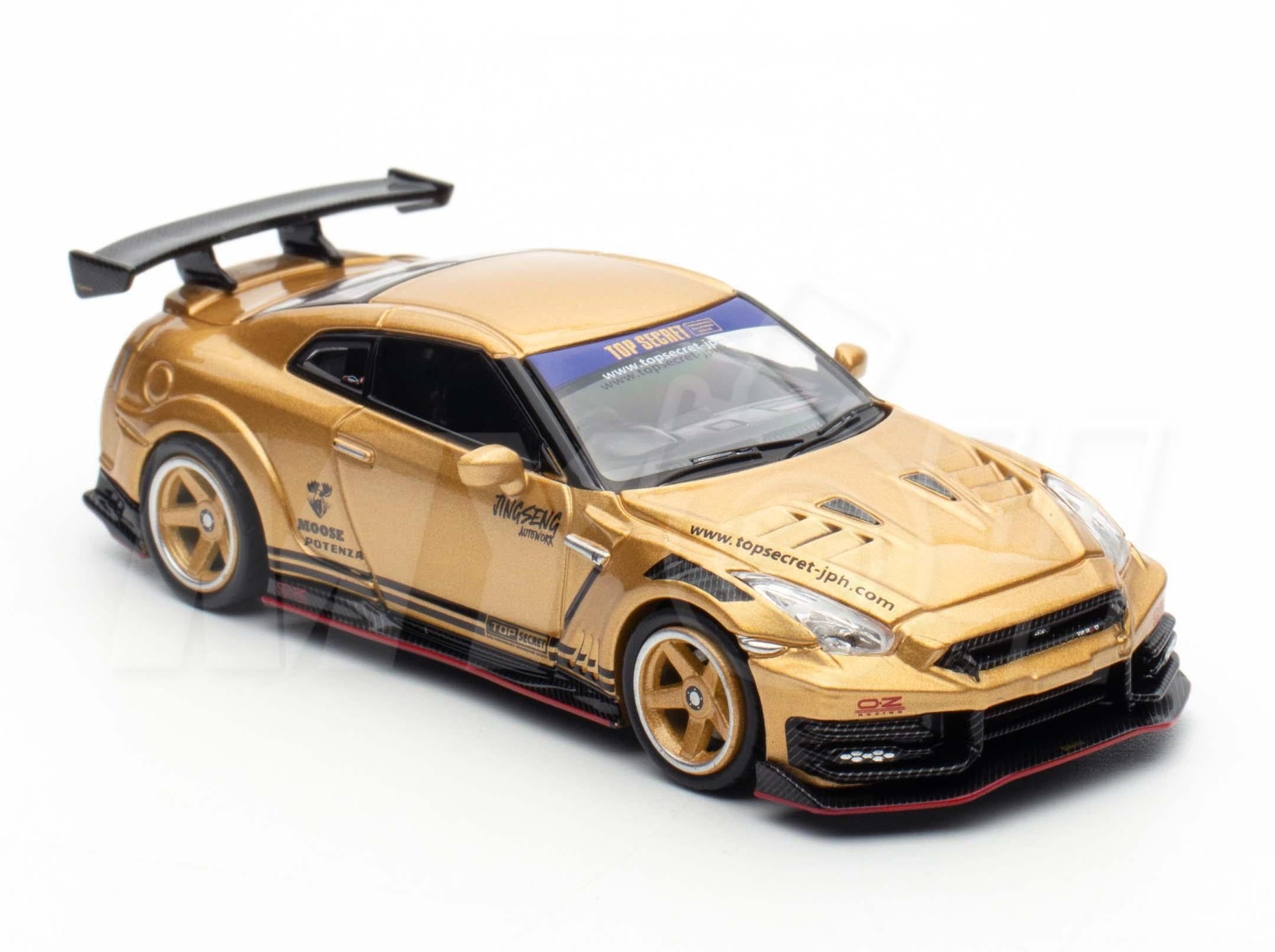 Nissan Skyline GT-R R35 Top Secret Gold Thailand Diecast Expo 2025