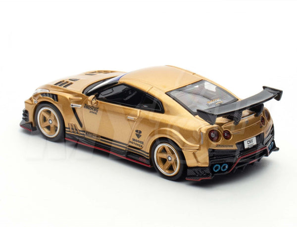 Nissan Skyline GT-R R35 Top Secret Gold Thailand Diecast Expo 2025 Event Edition Inno64 1/64 scale
