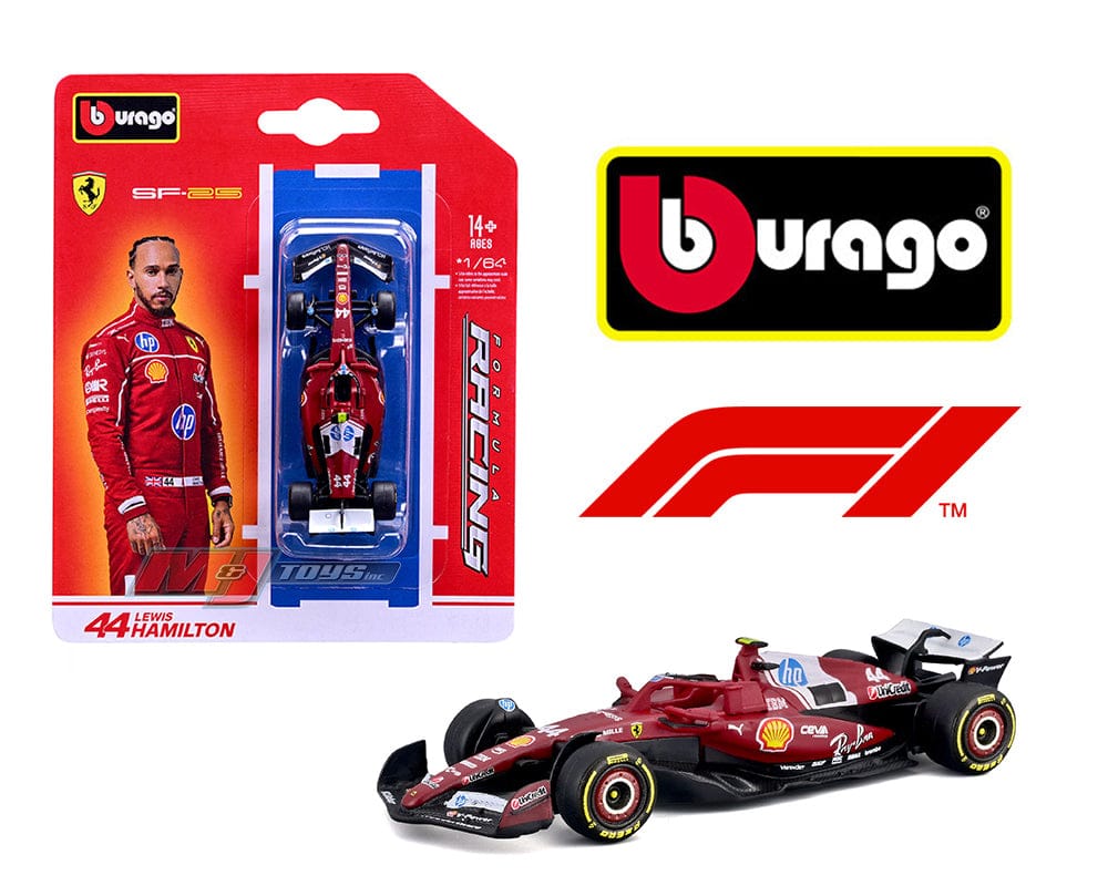 F1 2025 Ferrari SF-25 #44 Lewis Hamilton Bburago Racing Formula