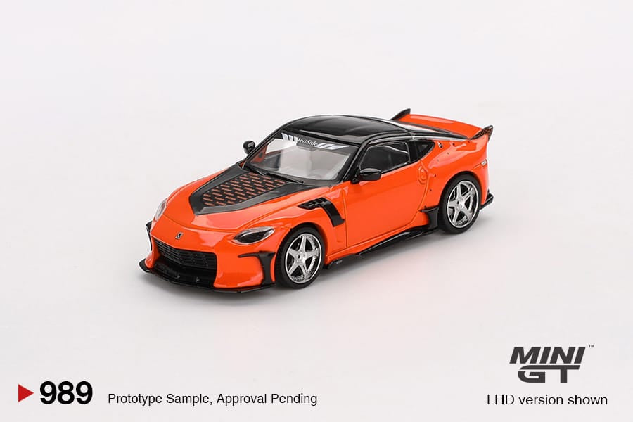MINI GT　VEILSIDE　ニッサン フェアレディZ　オレンジ クローム Nissan Z VeilSide FFZ400 Orange Mini GT – Hanz Driven