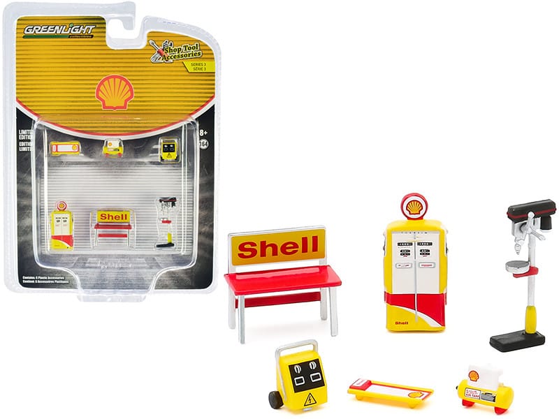 Shell Oil Auto Body Shop - Shop Tool Accessories Series 3 for diorama 16060-C