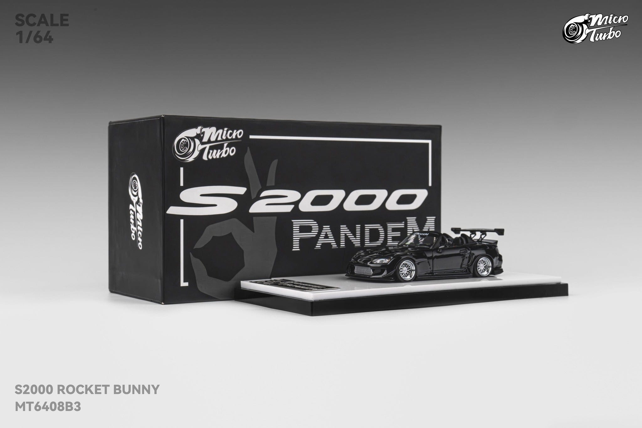 Custom Honda S2000 Pandem Rocket Bunny - Metallic Black Micro