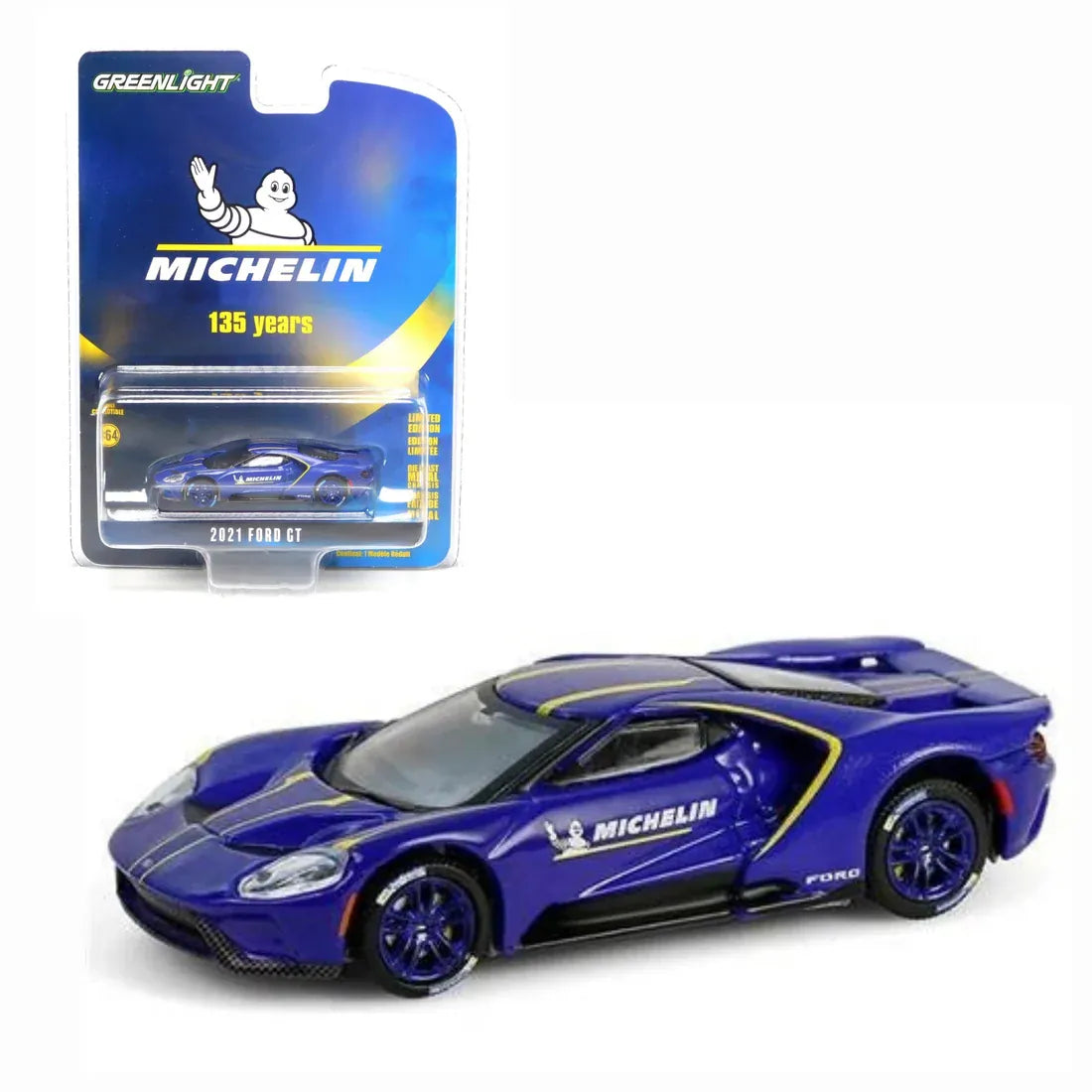 2021 Ford GT Michelin 135th Anniversary Collection Series 17 Greenlight 1:64 scale 28160-F