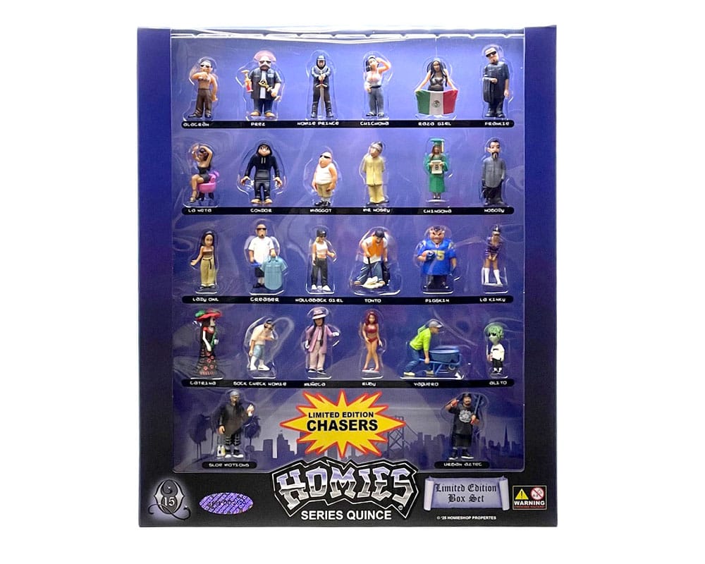 Homies 1.75" Series 15 Quince Set Limited Edition 26x Pcs Set with Chase 2026