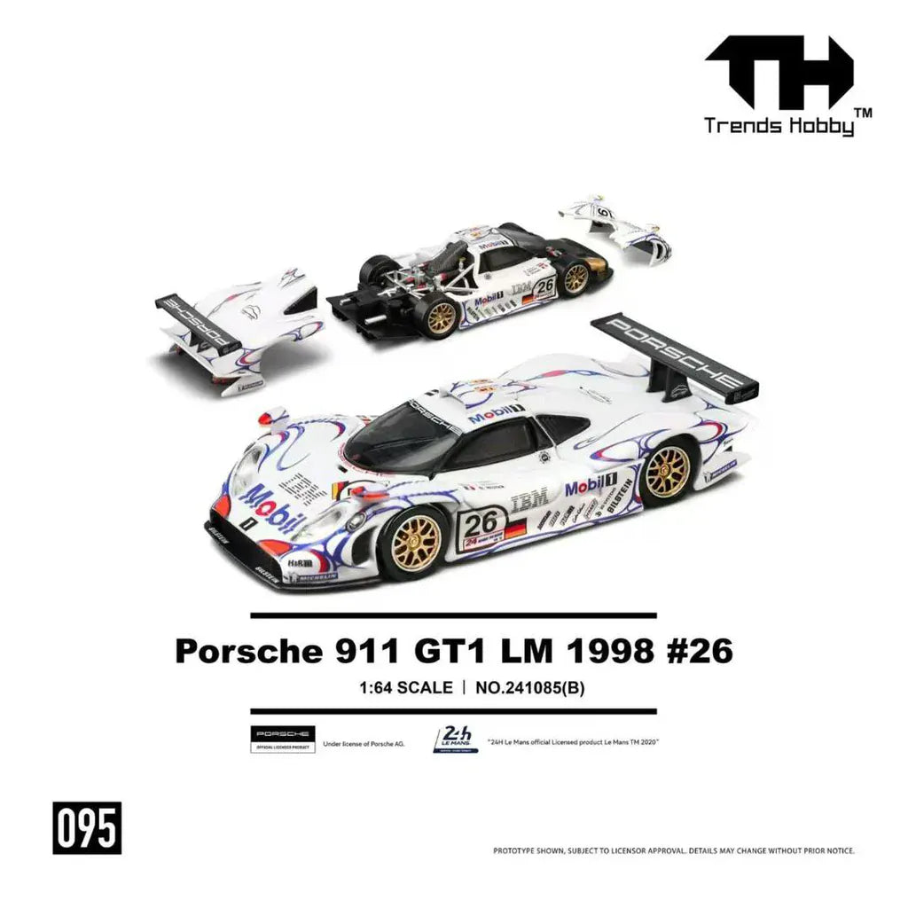 Porsche 911 GT1 LM 1998 #26 Le Mans Trends Hobby 1:64 – Hanz Driven Porsche 911 GT1 LM 1998 #26 Le Mans Trends Hobby 1:64 – Hanz Driven