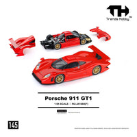 (PRE-ORDER) Porsche 911 GT1 1998 Red Trends Hobby 1/64 241085(F)