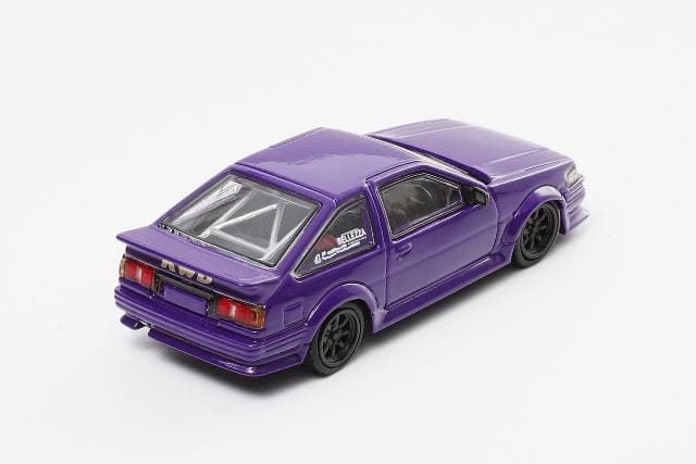 ignition model AE86 パープル 1/64 Toyota Corolla AE86 Wide-Body Purple (RHD) DCT – Hanz Driven