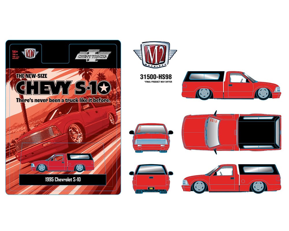 M2 1995 Chevrolet S10 Camper Shell 1:64 | Preorder 31500-HS98