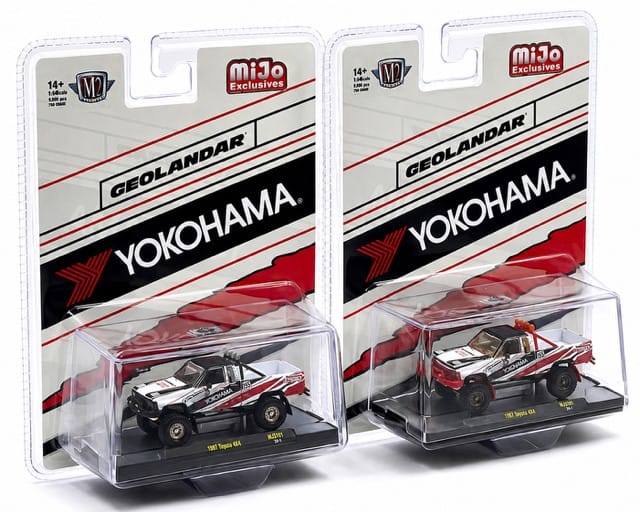 1985 Toyota 4x4 Pickup Yokohama Geolandar White M2 Machines 1/64 | Han 31500-MJS101