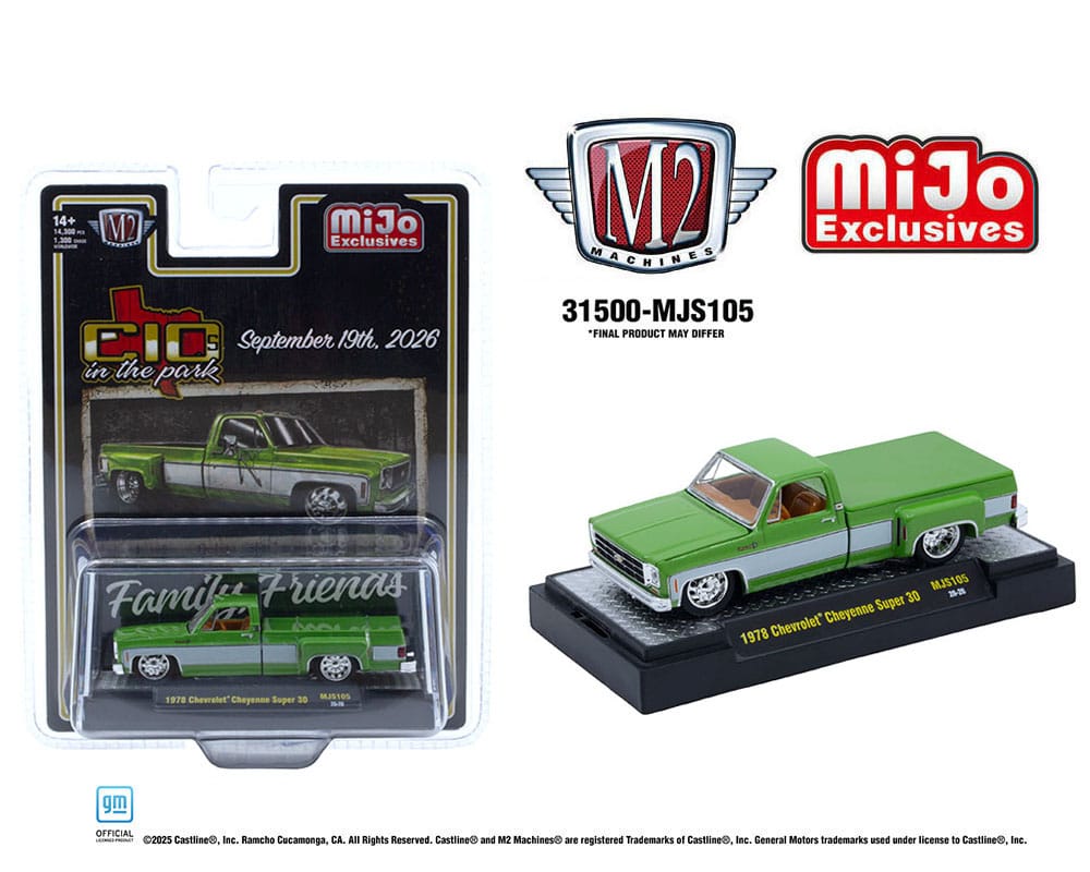 1978 Chevrolet Cheyenne Super 30 C10s In M2 Machines 1/64 | Hanz Drive 31500-MJS105