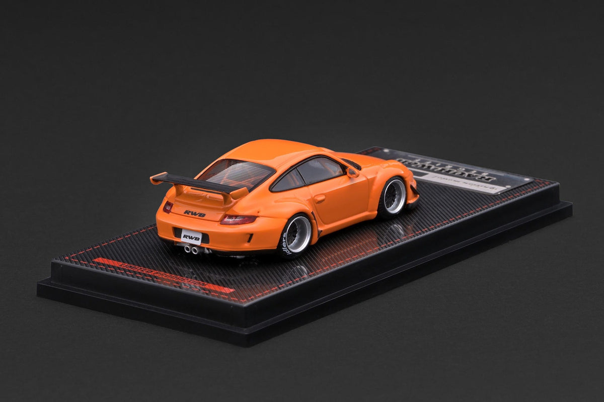 (PRE-ORDER) Porsche RWB 997 GT3 Orange Ignition Model 1/64 IG4100