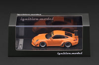 (PRE-ORDER) Porsche RWB 997 GT3 Orange Ignition Model 1/64 IG4100
