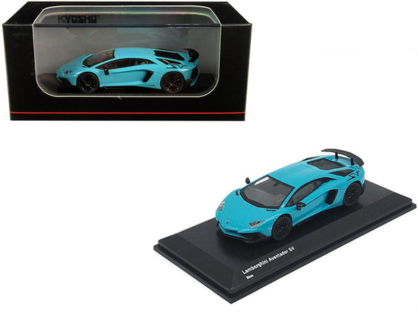 Lamborghini Aventador SV Light Blue Kyosho
