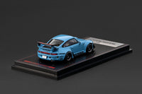 (PRE-ORDER) Porsche RWB 993 Light Blue Ignition Model 1/64 IG4211