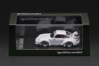(PRE-ORDER) Porsche RWB 993 White Metallic Ignition Model 1/64 IG4216