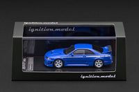 (PRE-ORDER) Nissan Nismo 400R BCNR33 Blue Ignition Model 1/64 IG4273