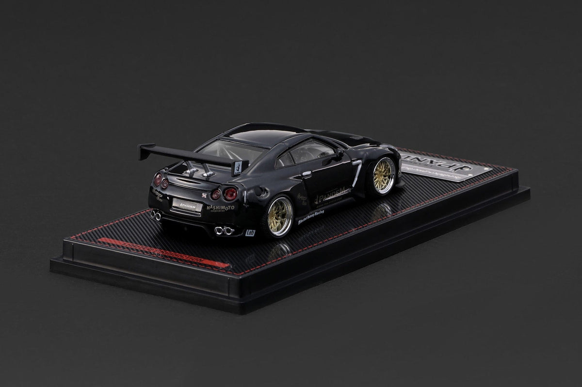 (PRE-ORDER) Nissan Pandem R35 GT-R Black Metallic Ignition Model 1/64 IG4277