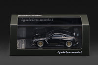 (PRE-ORDER) Nissan Pandem R35 GT-R Black Metallic Ignition Model 1/64 IG4277