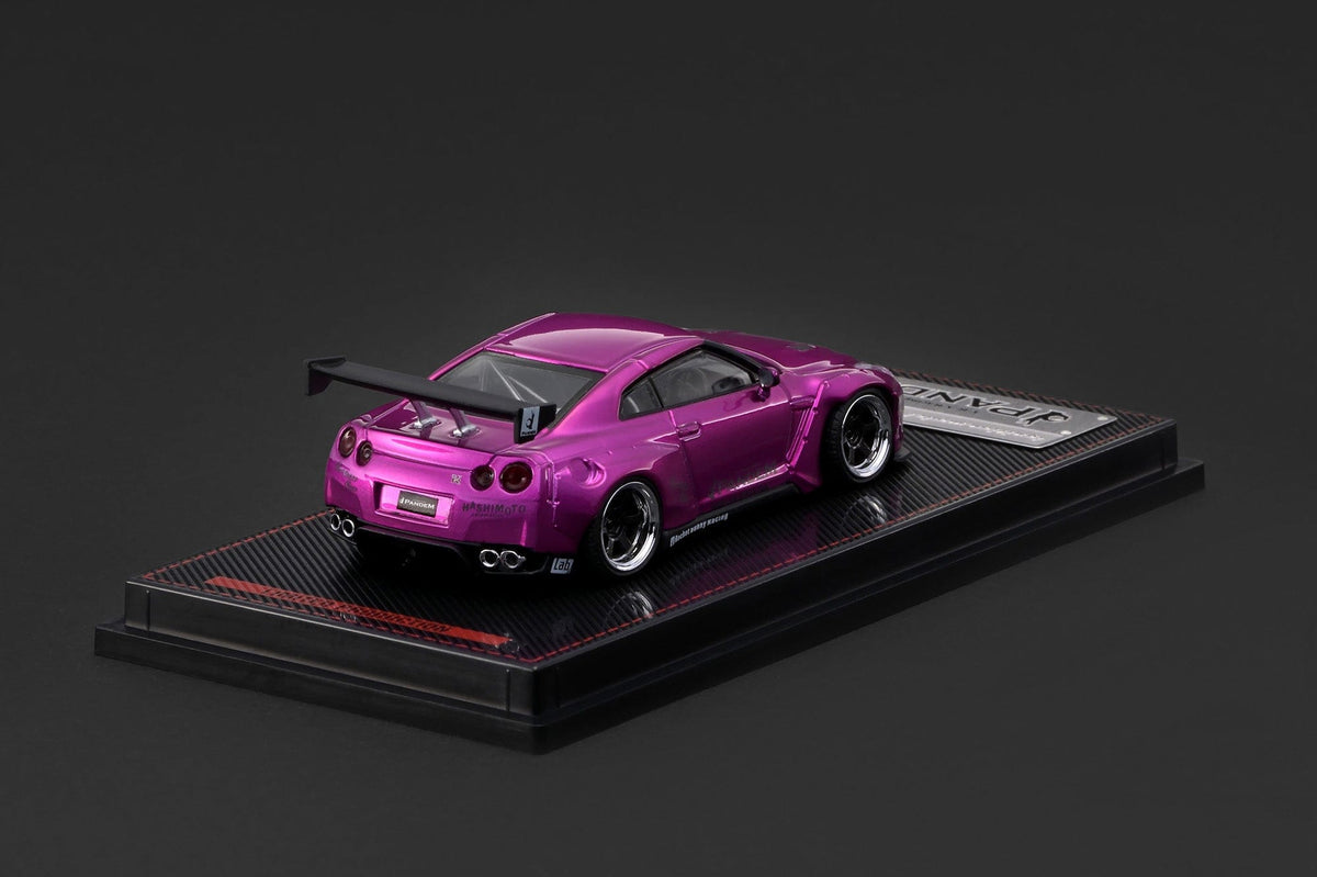 (PRE-ORDER) Nissan Pandem R35 GT-R Pink Metallic Ignition Model 1/64 IG4278