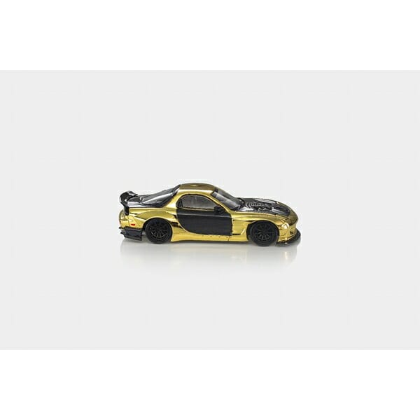 (PRE-ORDER) Mazda RX-7 FD Rocket Bunny Gold Plated HK Toycar Salon 2026 ModelModel 1/64 MM64-RX7FDR-HKTCS2026