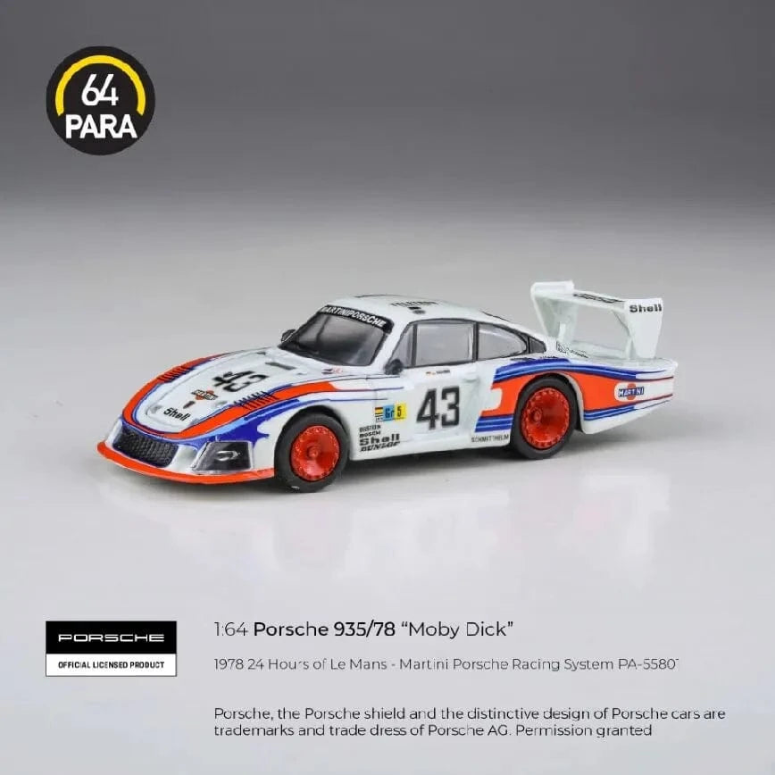 Porsche 935/78 1978 24H of Le Mans #43 White Para64 1:64 scale