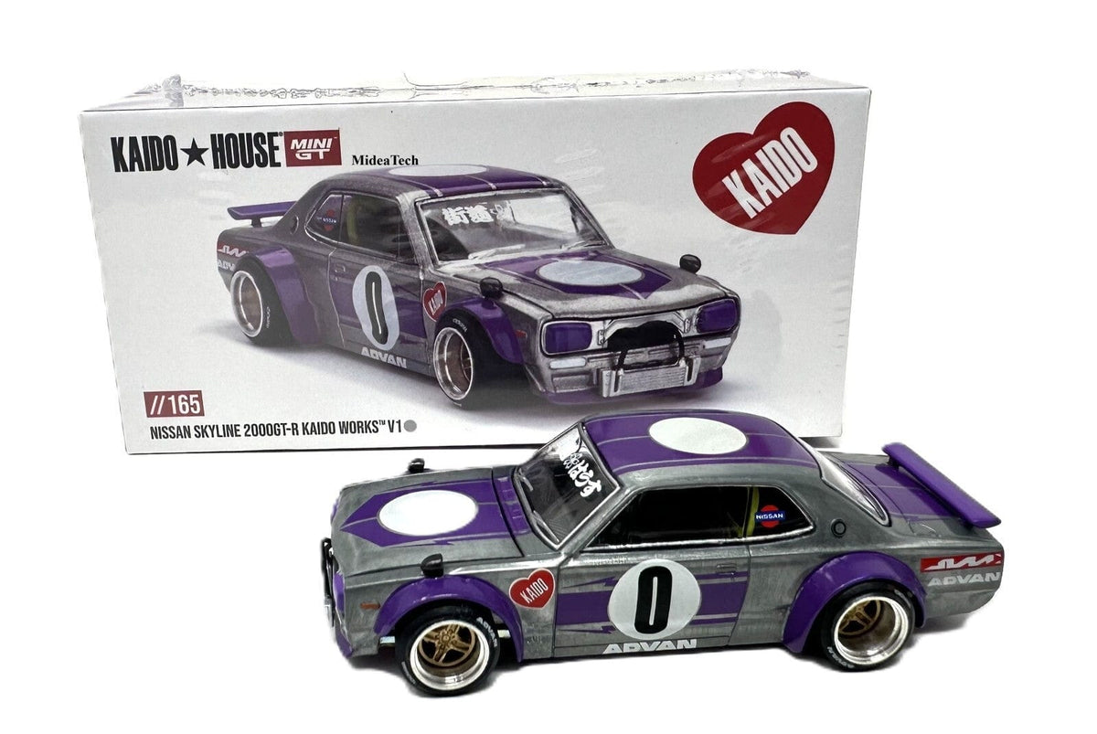 Chase Nissan Skyline GT-R (KPGC10) Kaido Works V1 – Silver Kaido House 1/64