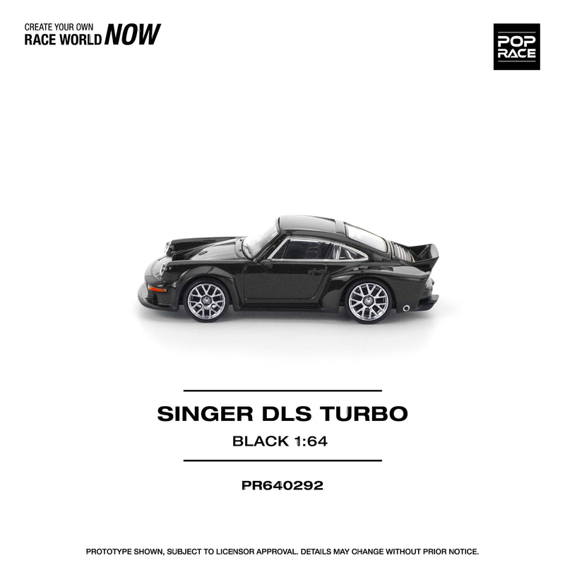 Porsche Singer DLS Turbo Road Black 1/64 scale Pop Race