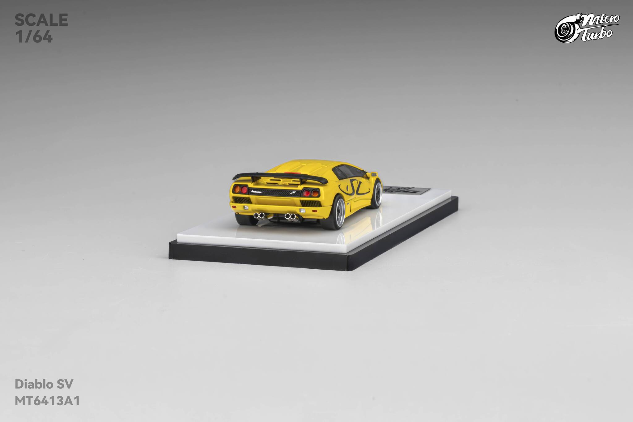 Custom Diablo SV Metallic Yellow Micro Turbo 1/64 scale – Hanz Driven