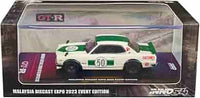 Nissan Skyline 2000 GT-R KPGC10 White Malaysia Diecast Expo 2023 Event Edition Inno64 1/64 scale