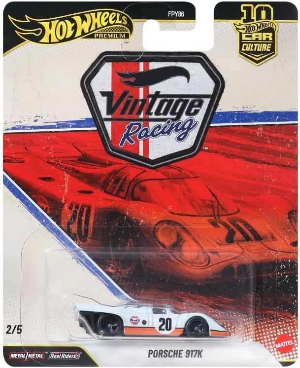 Porsche 917K Vintage Racing Car Culture Hot Wheels