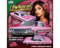 Custom Lowriders 1964 Chevrolet Impala SS Rose Pink Greenlight 1/64 63010-A