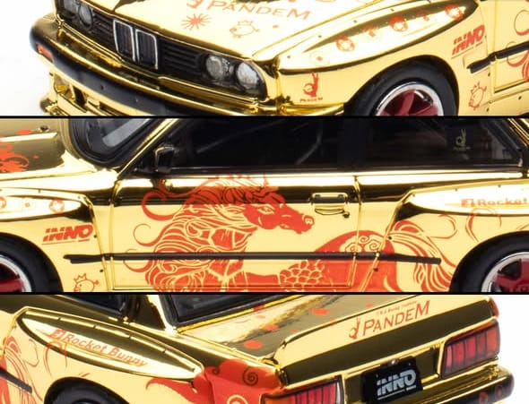 Chase Gold Pandem Rocket Bunny BMW E30 The Year Of The Horse 2026 Limited Edition Inno64 1:64 IN64-E30P-CNY26 CHASE