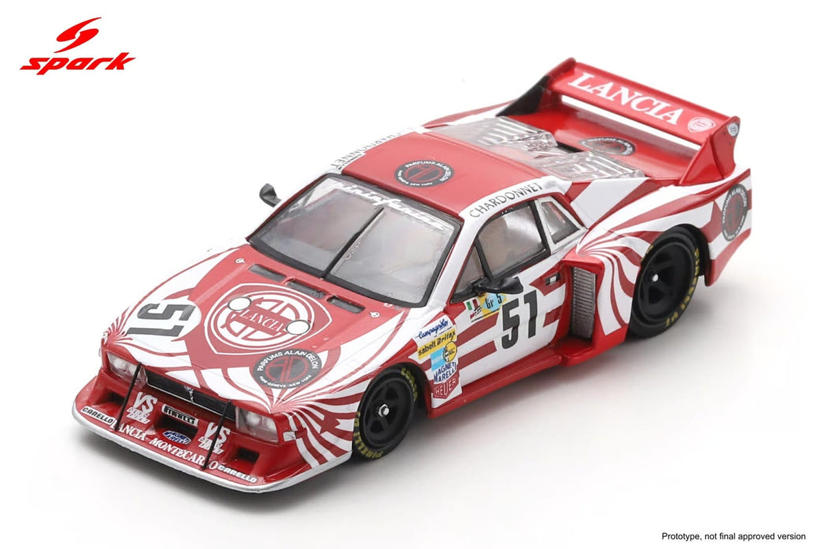 (PRE-ORDER) Lancia Beta Montecarlo Turbo No. 51 Le Mans 24H 1980 Spark 1/64 64S157